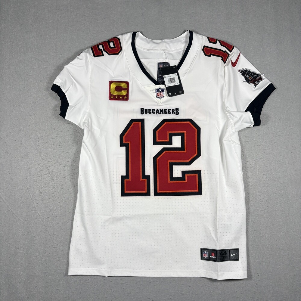 NFL Tampa Bay Buccaneers Jersey Mens Sz 44 Nike Tom Brady Vapor Elite Away $365